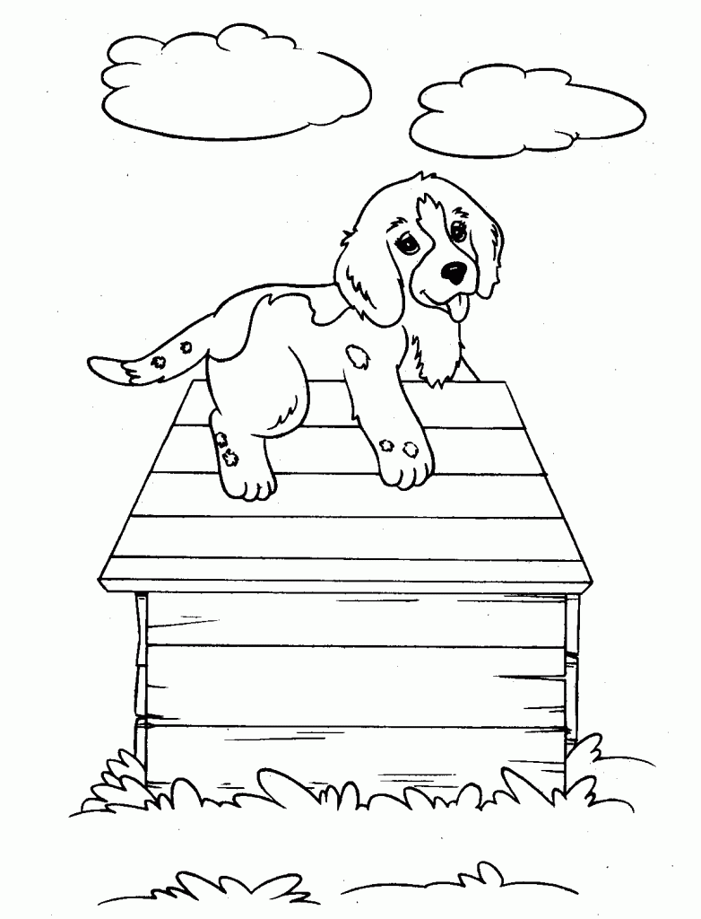 Puppy Dog Coloring Page