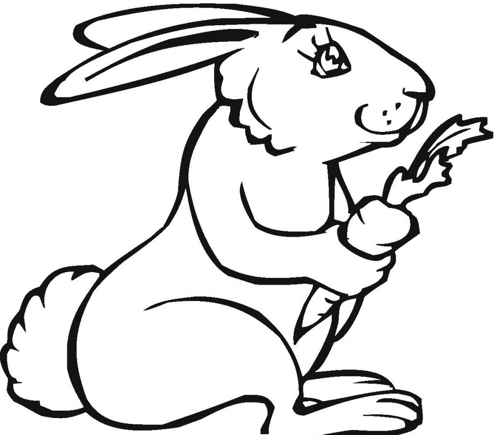 Rabbit Coloring Pages Pictures