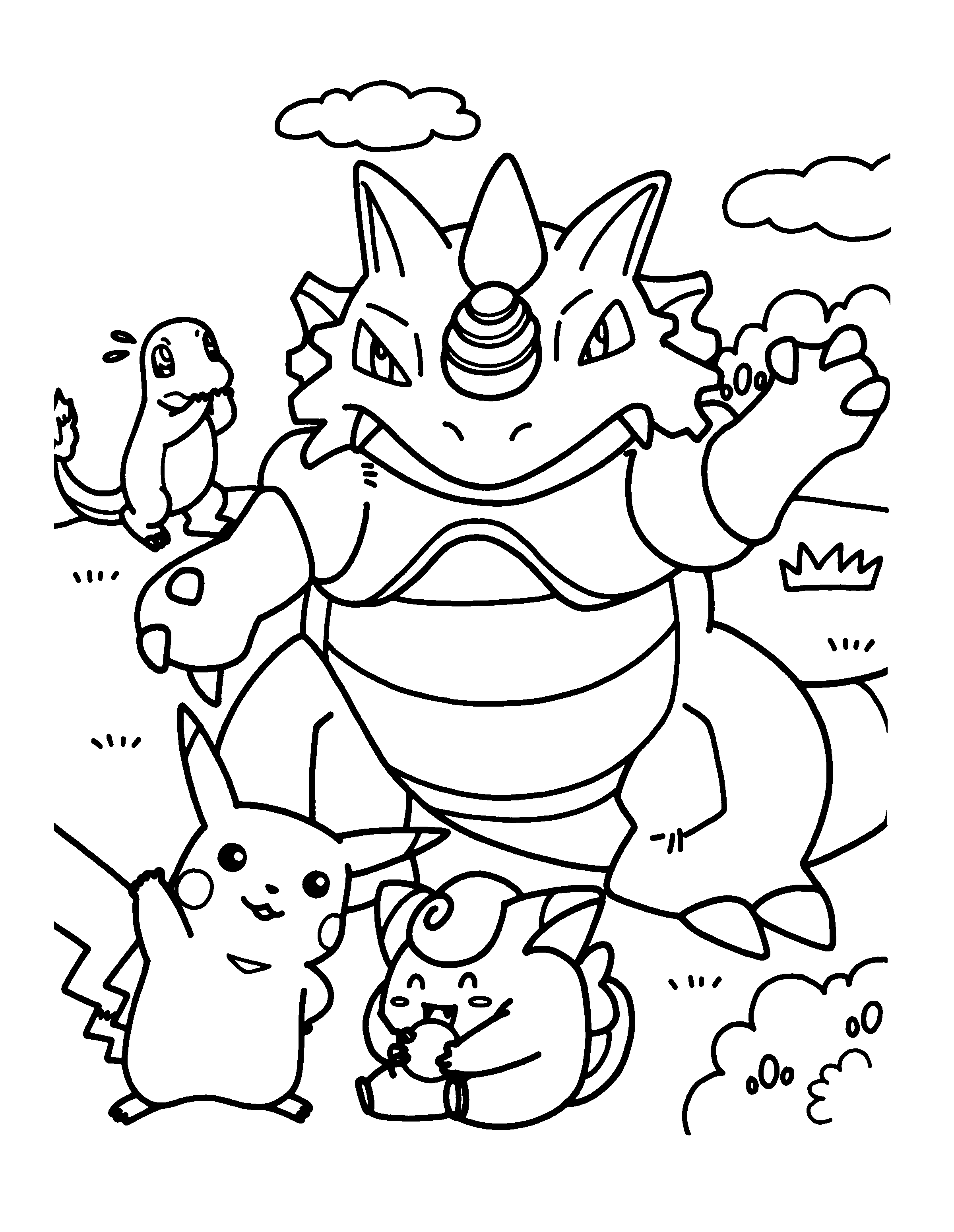 Coloring Pages Kids Pokemon 7