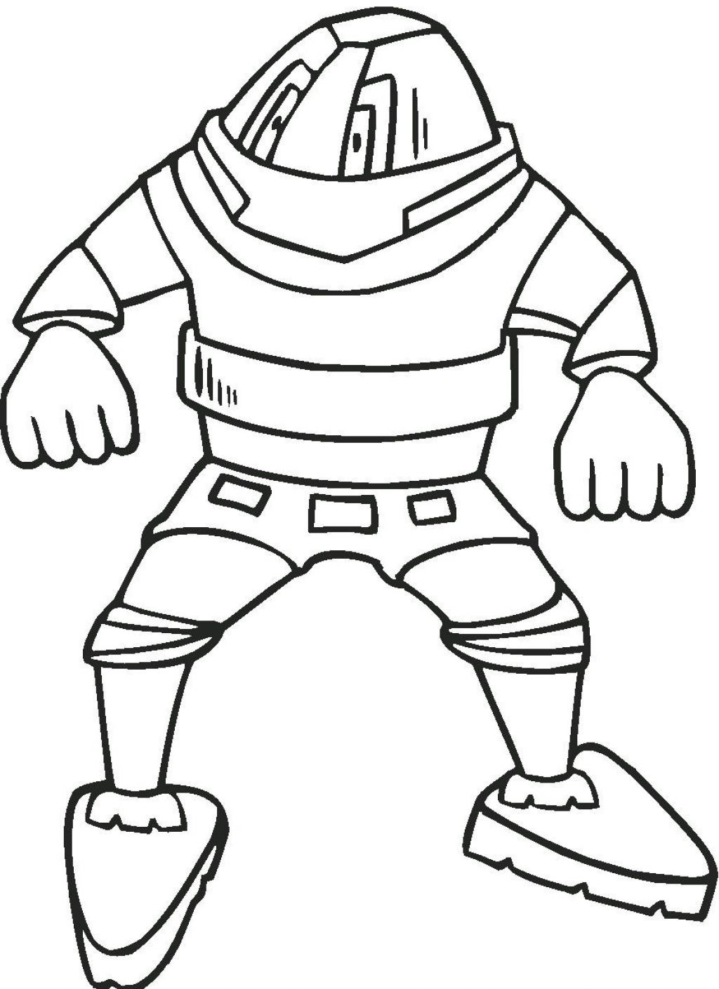 Robot Coloring Pages Pictures
