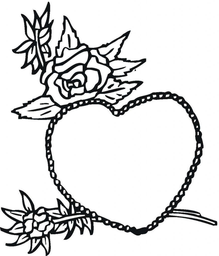 Free Printable Heart Coloring Pages For Kids