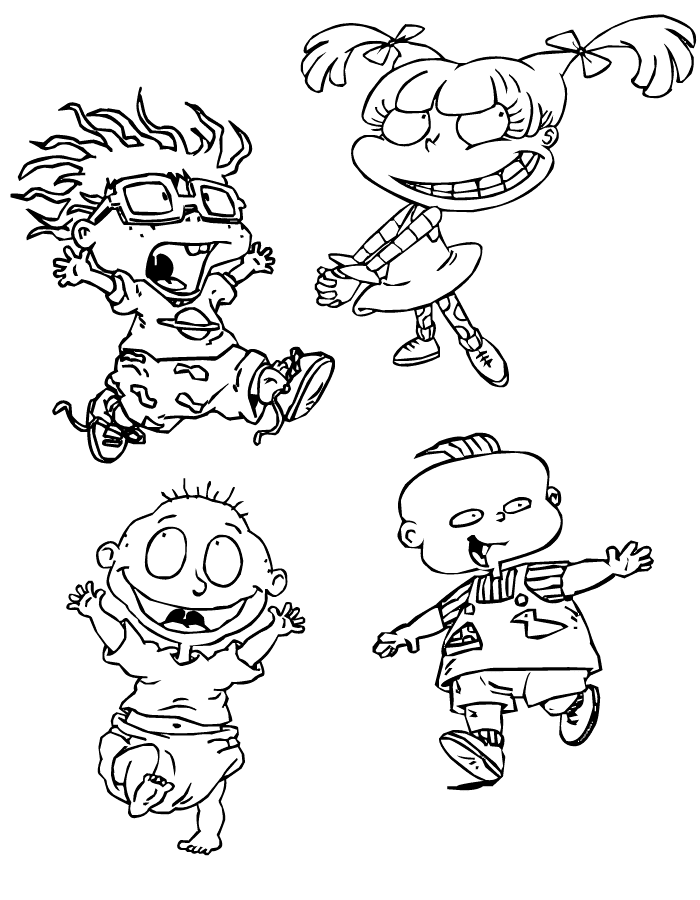 Rugrats Coloring Pages Photos