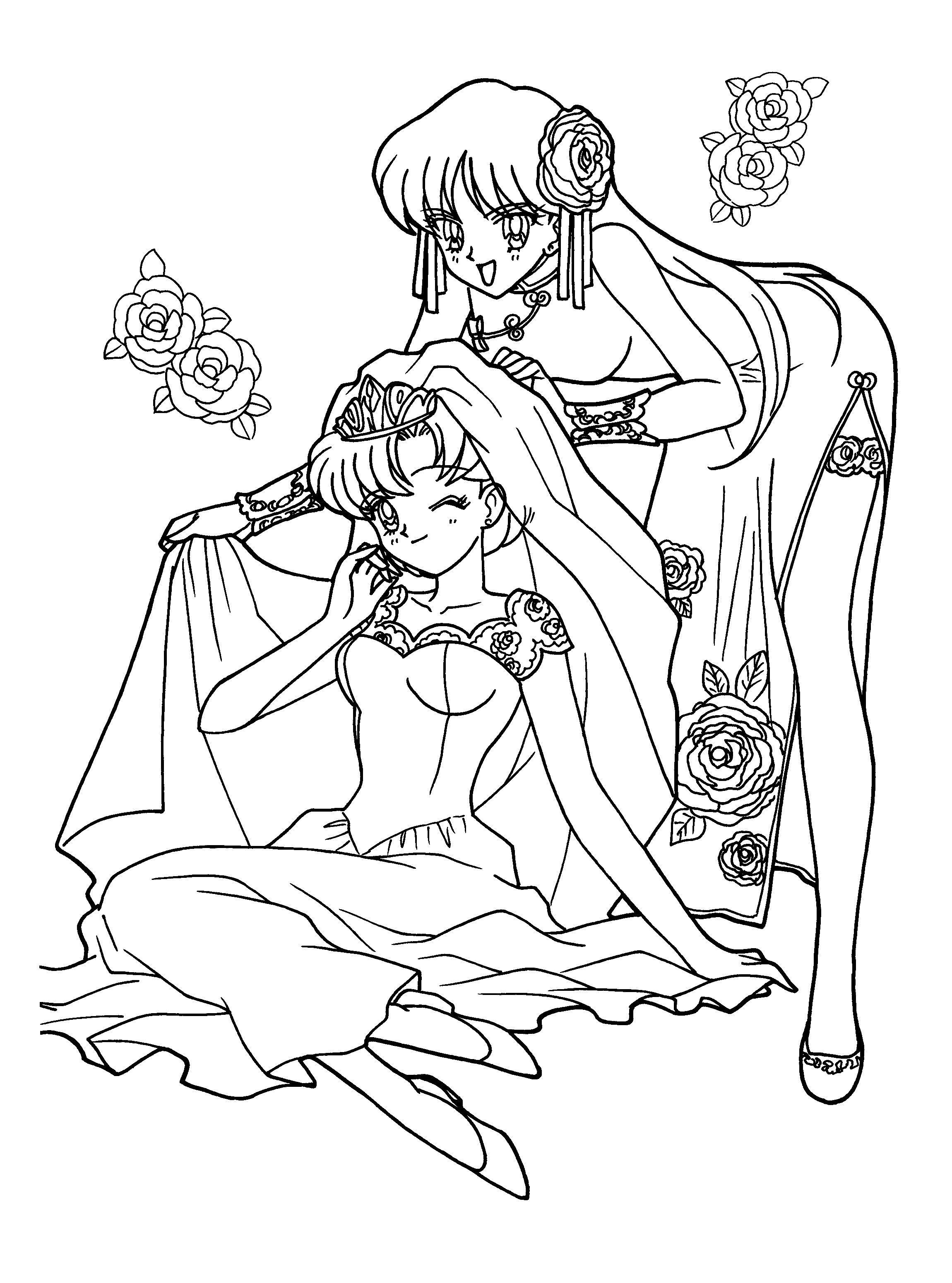 Free Printable Sailor Moon Coloring Pages For Kids