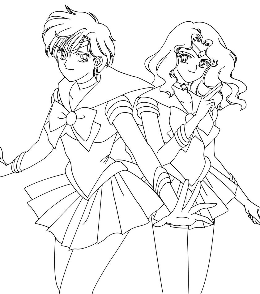 Free Printable Sailor Moon Coloring Pages For Kids