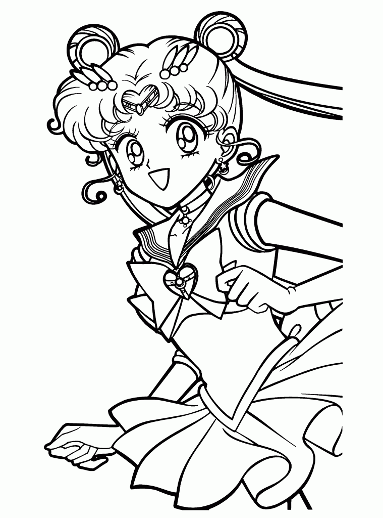Sailor Moon Coloring Pages Pictures