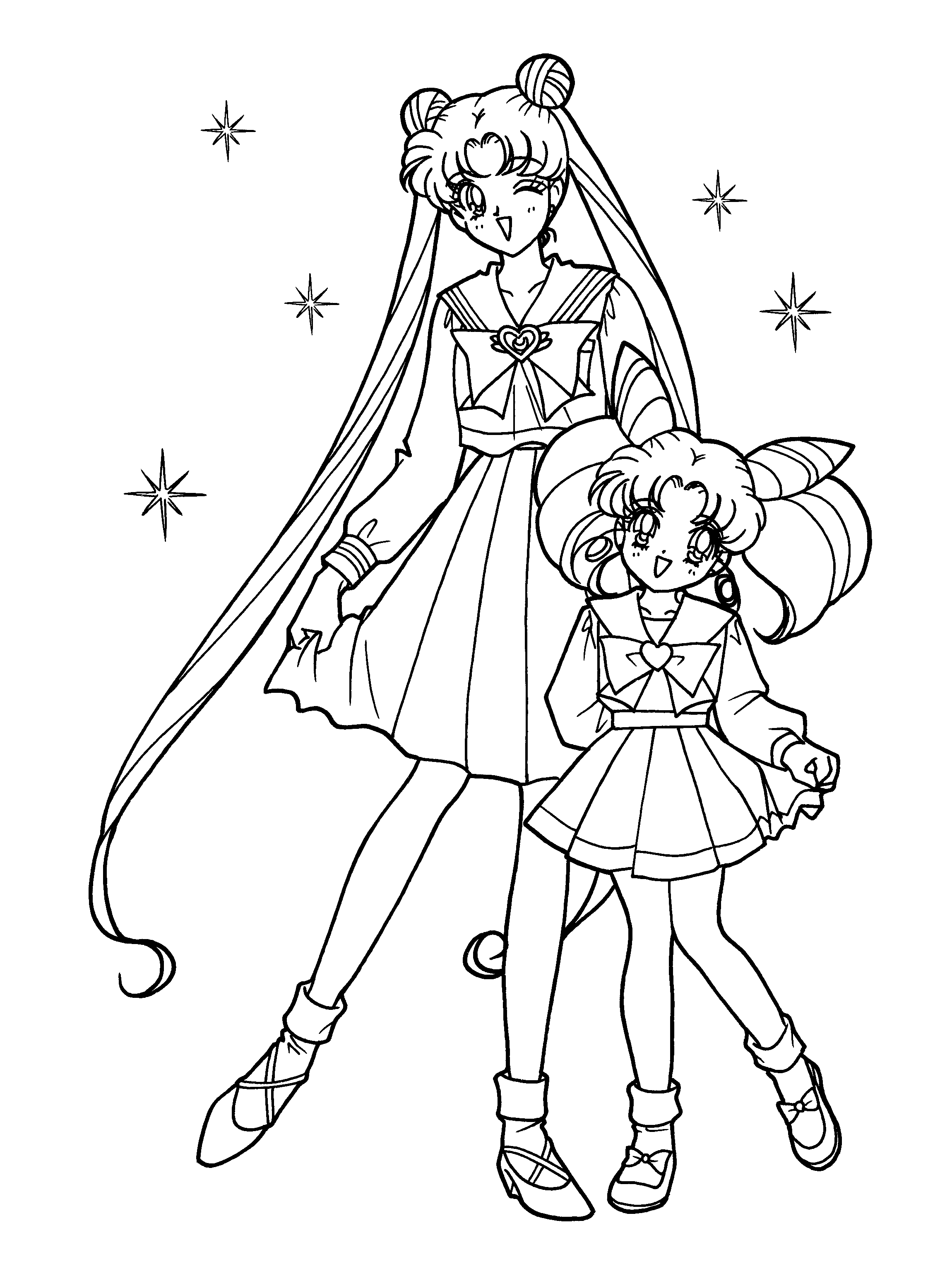 Sailor Moon Printable Coloring Pages - Printable World Holiday