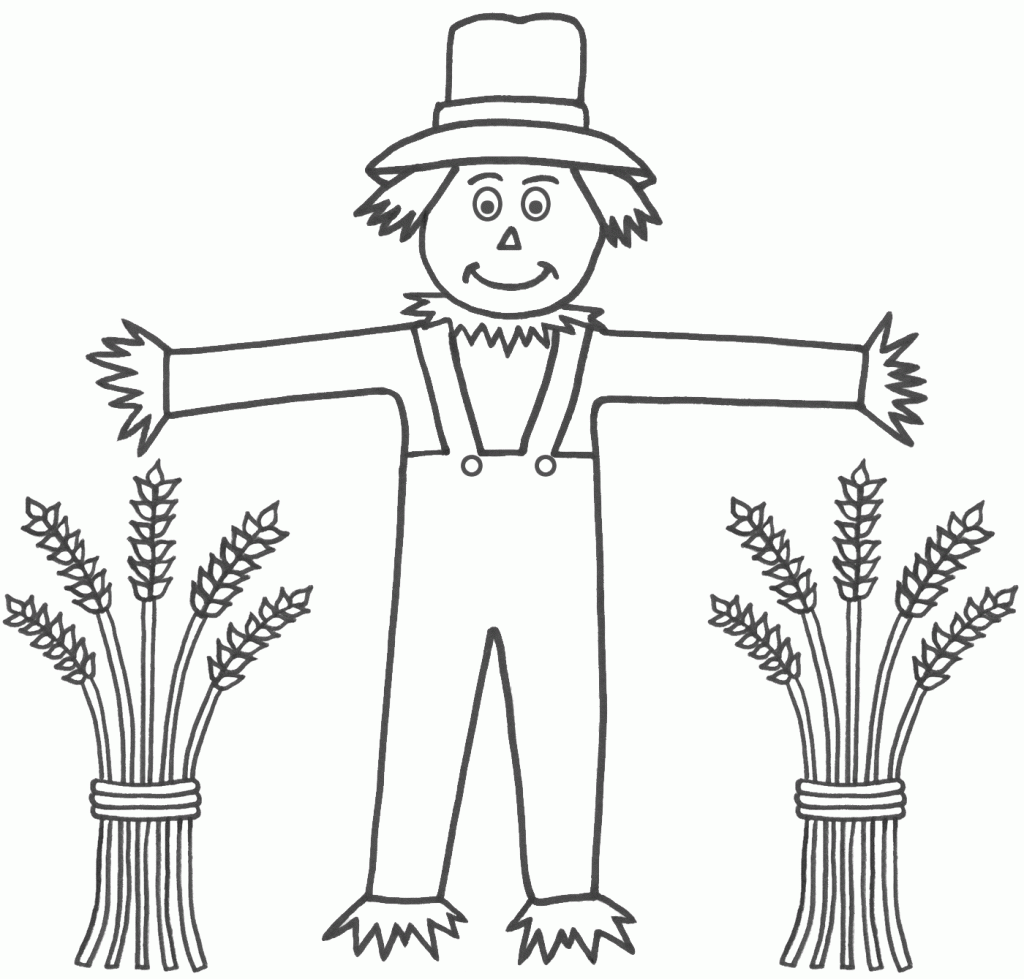 Scarecrow Coloring Pages