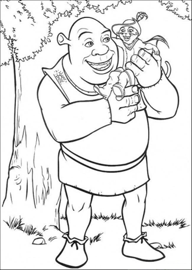 Shrek Coloring Page Images