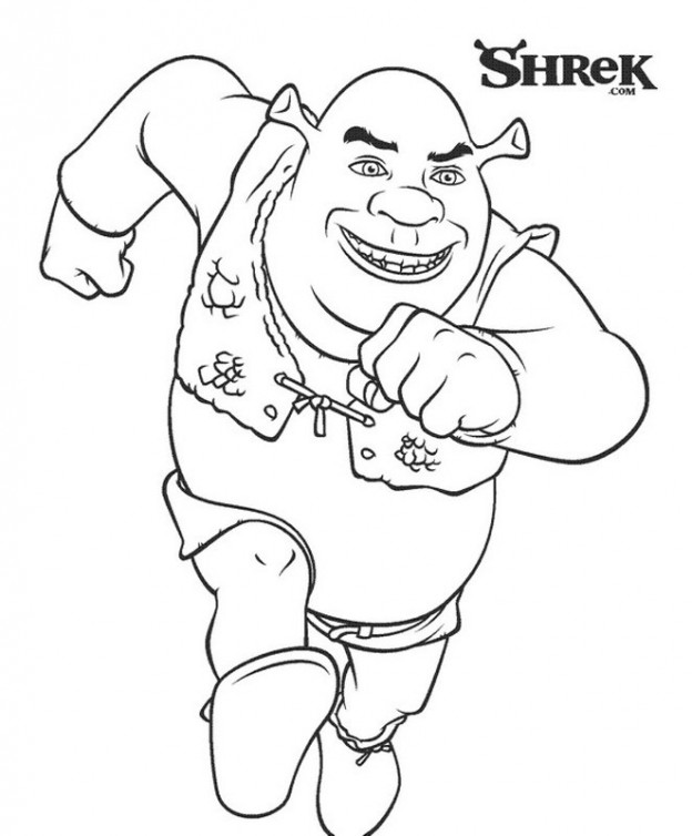 Free Printable Shrek Coloring Pages For Kids