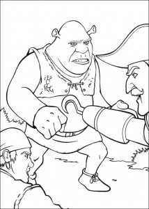 free printable shrek coloring pages for kids