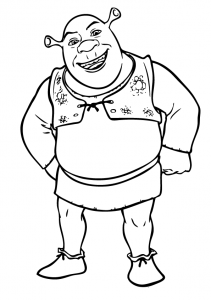 free printable shrek coloring pages for kids