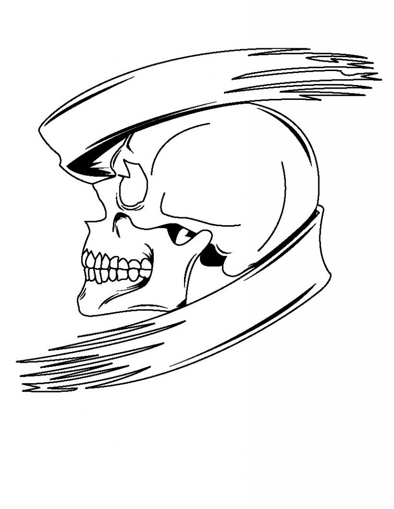 Skull Coloring Pages