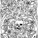 Skull Design Coloring Pages