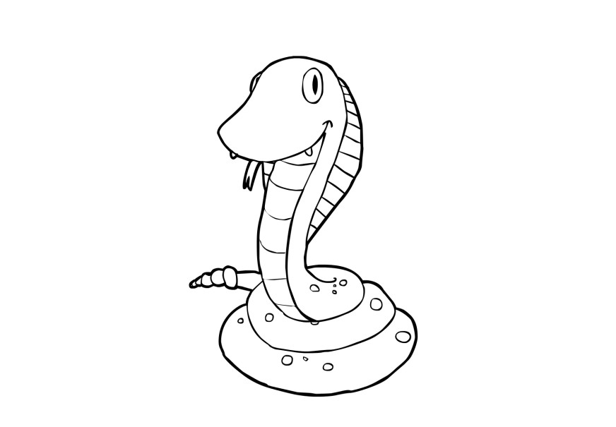 snake coloring pages