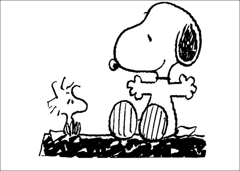 Snoopy Coloring Pages Photos