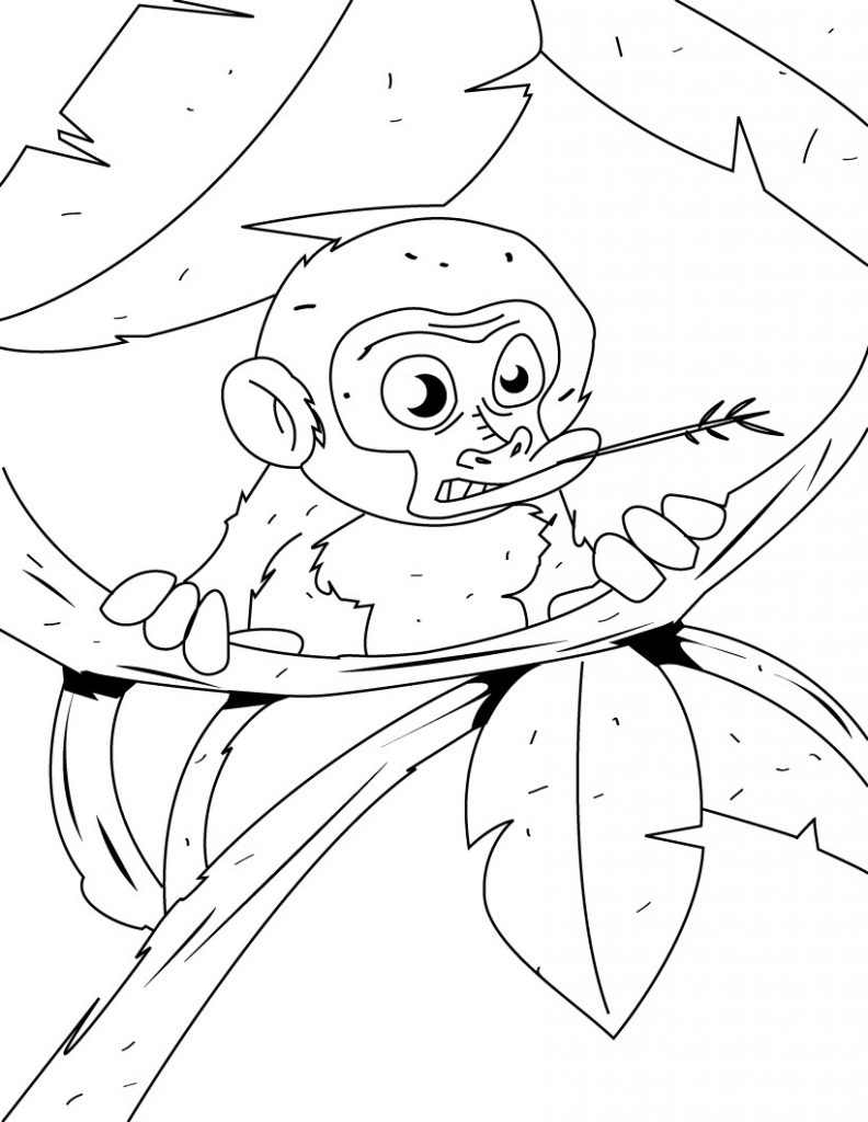 Sock Monkey Coloring Pages