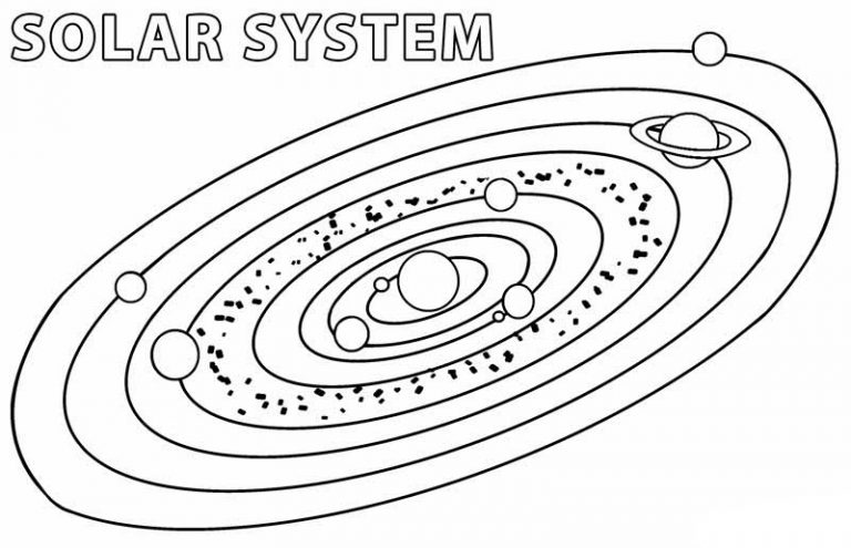 Free Printable Solar System Coloring Pages For Kids