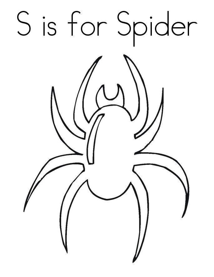 spider coloring pages