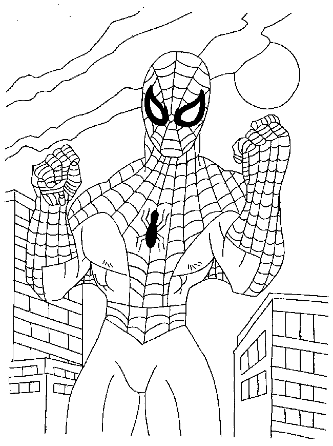 Spiderman Coloring Pages