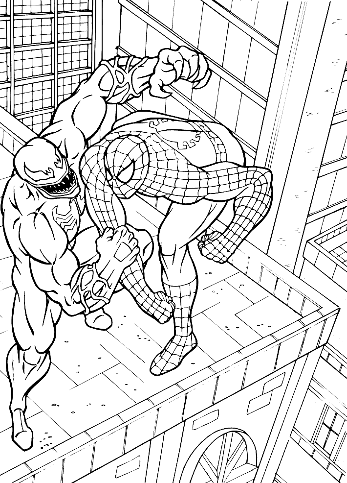 Free Printable Spiderman Coloring Pages For Kids