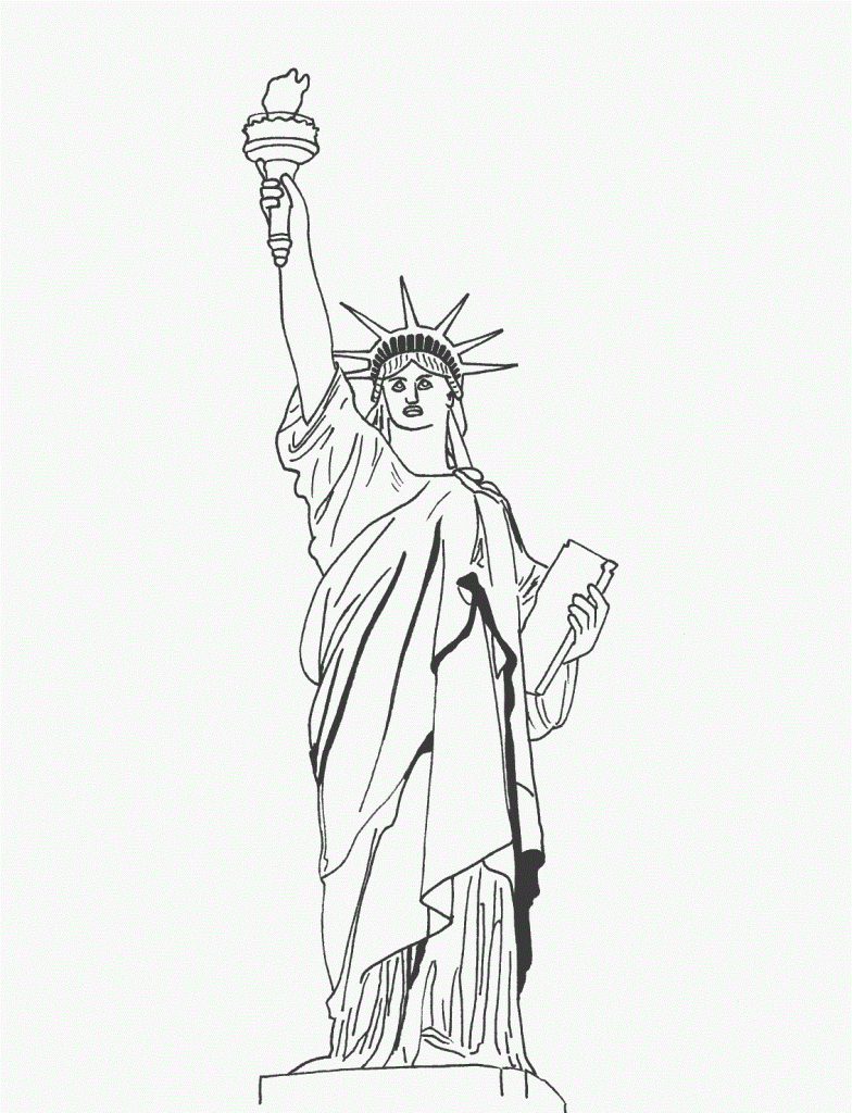 Statue of Liberty Coloring Page