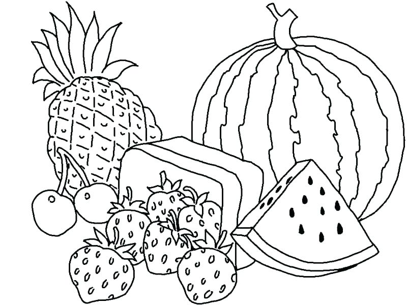 Download Free Printable Fruit Coloring Pages For Kids