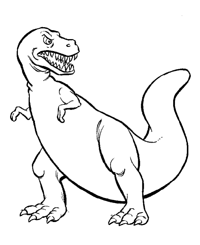 T Rex Coloring Page