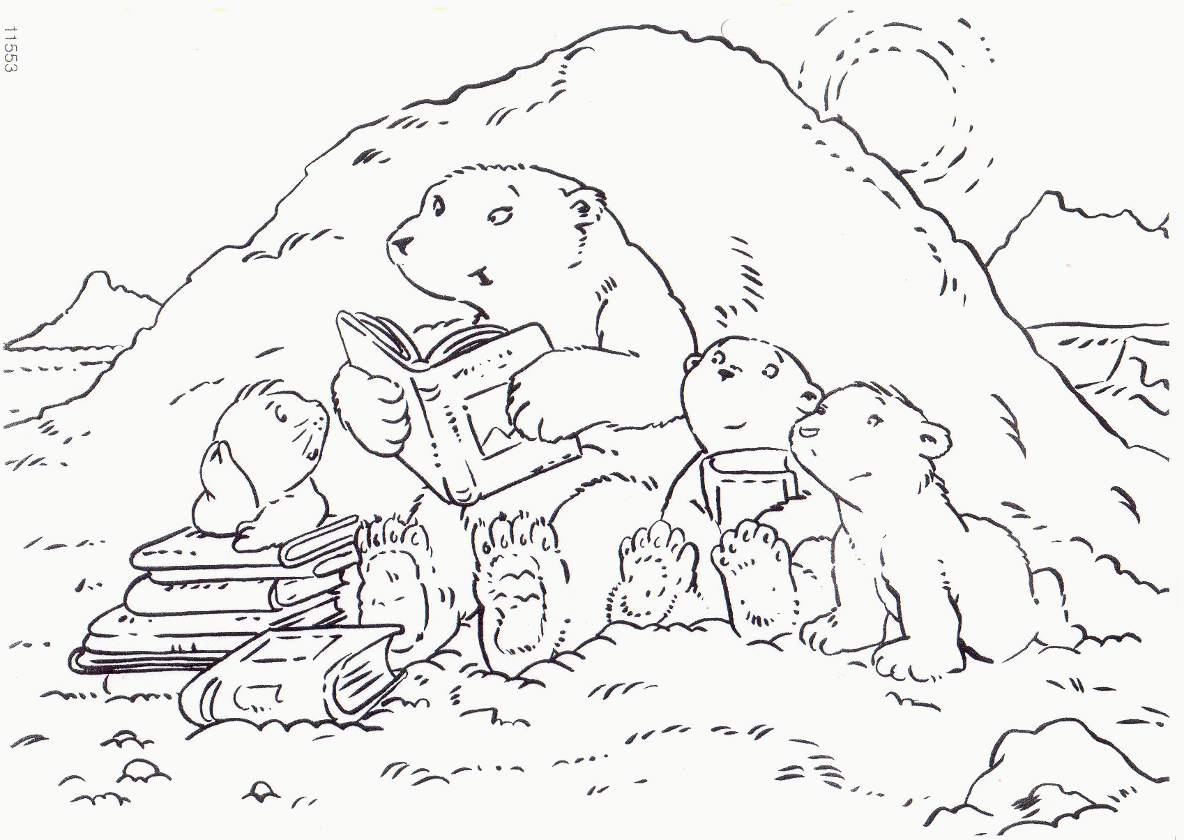 Free Printable Polar Bear Coloring Pages For Kids free-printable-polar-bear-coloring-pages-for-kids