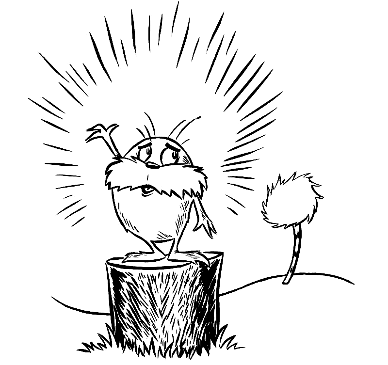 Free Printable Lorax Coloring Pages For Kids