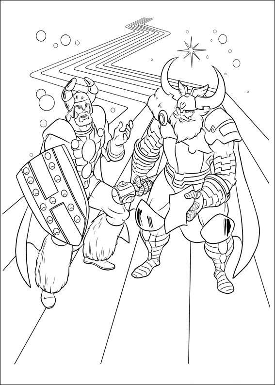Thor Coloring Pages For Kids