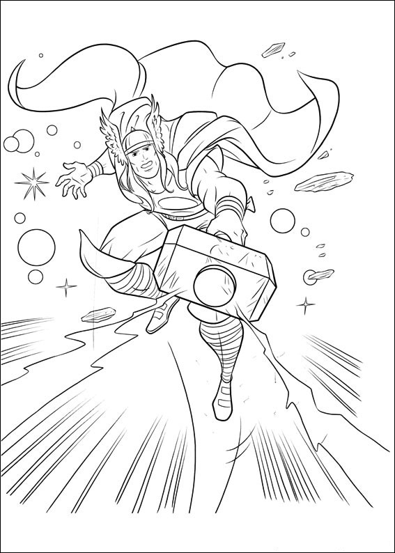 Thor Coloring Pages