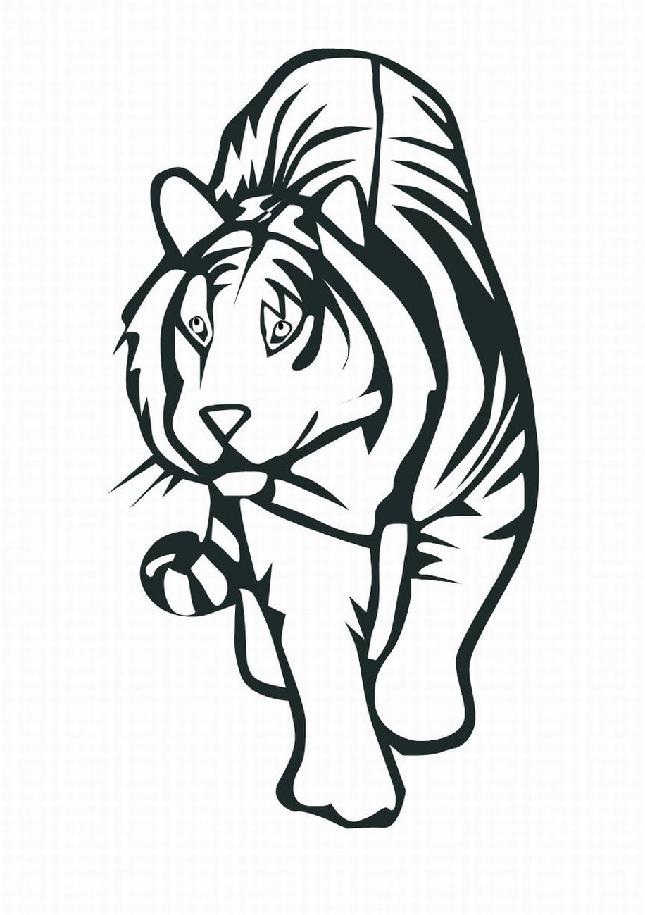 Free Printable Tiger Coloring Pages For Kids