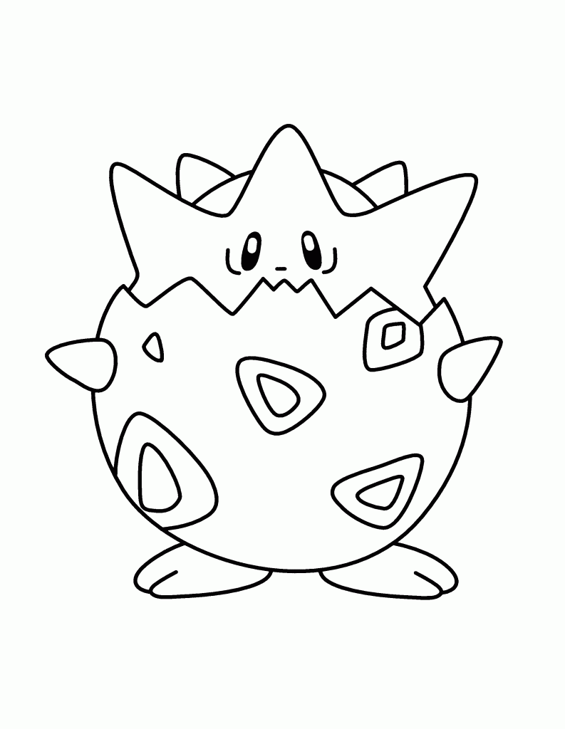 Togapee Pokemon Coloring Pages