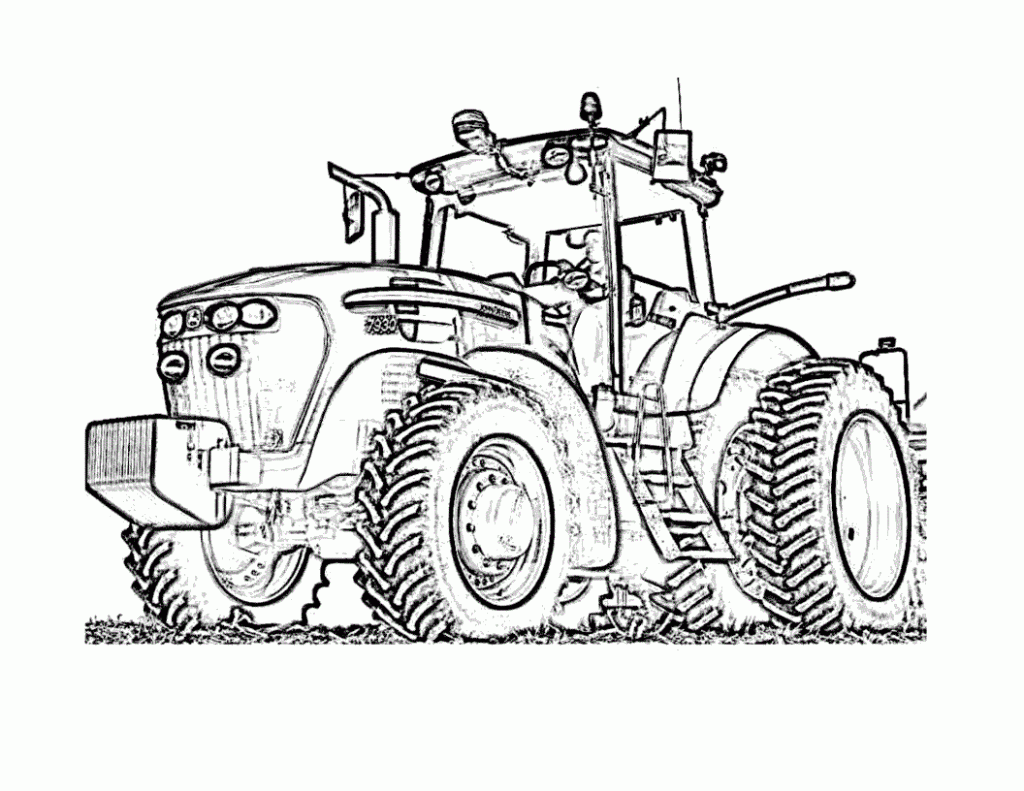 Tractor Coloring Page Images