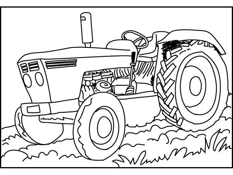 Printable Tractor Coloring Pages PDF For Kids - Coloringfolder.com