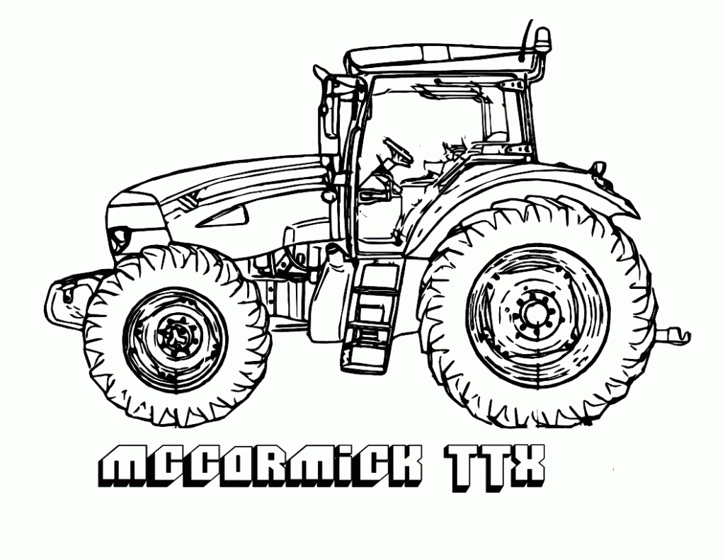 Tractor Coloring Pages For Kids