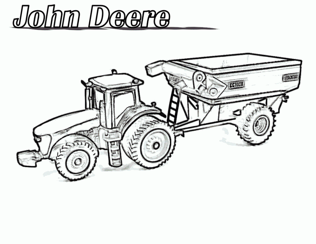 Tractor Coloring Pages Photos