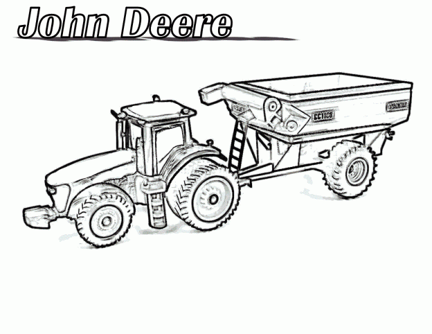 Free Printable Tractor Coloring Pages For Kids