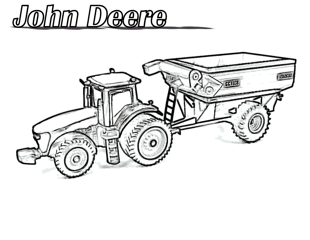 Free Printable Tractor Coloring Pages For Kids