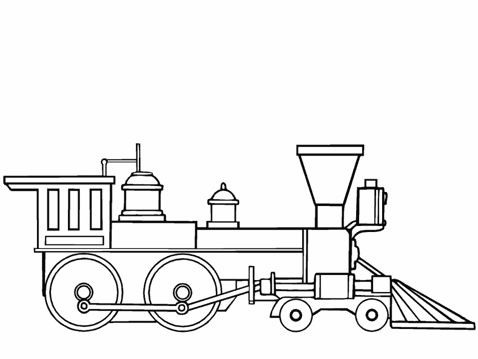 Free Printable Train Coloring Pages For Kids