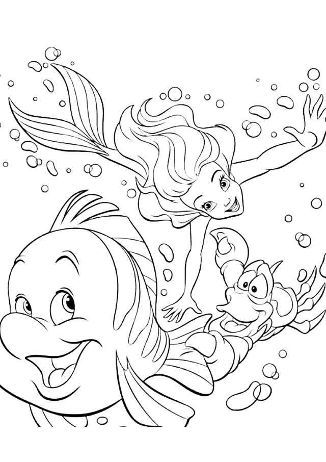 Under The Sea Coloring Page