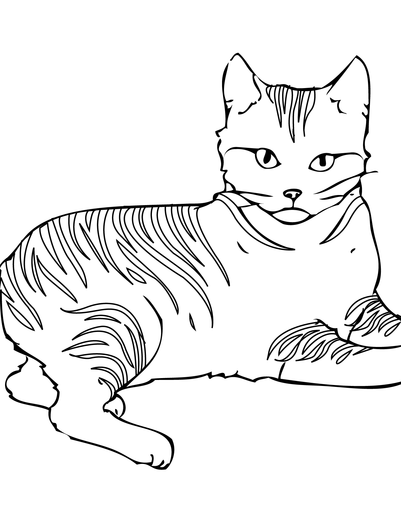 Free Printable Cat Coloring Pages For Kids Effy Moom Free Coloring Picture wallpaper give a chance to color on the wall without getting in trouble! Fill the walls of your home or office with stress-relieving [effymoom.blogspot.com]