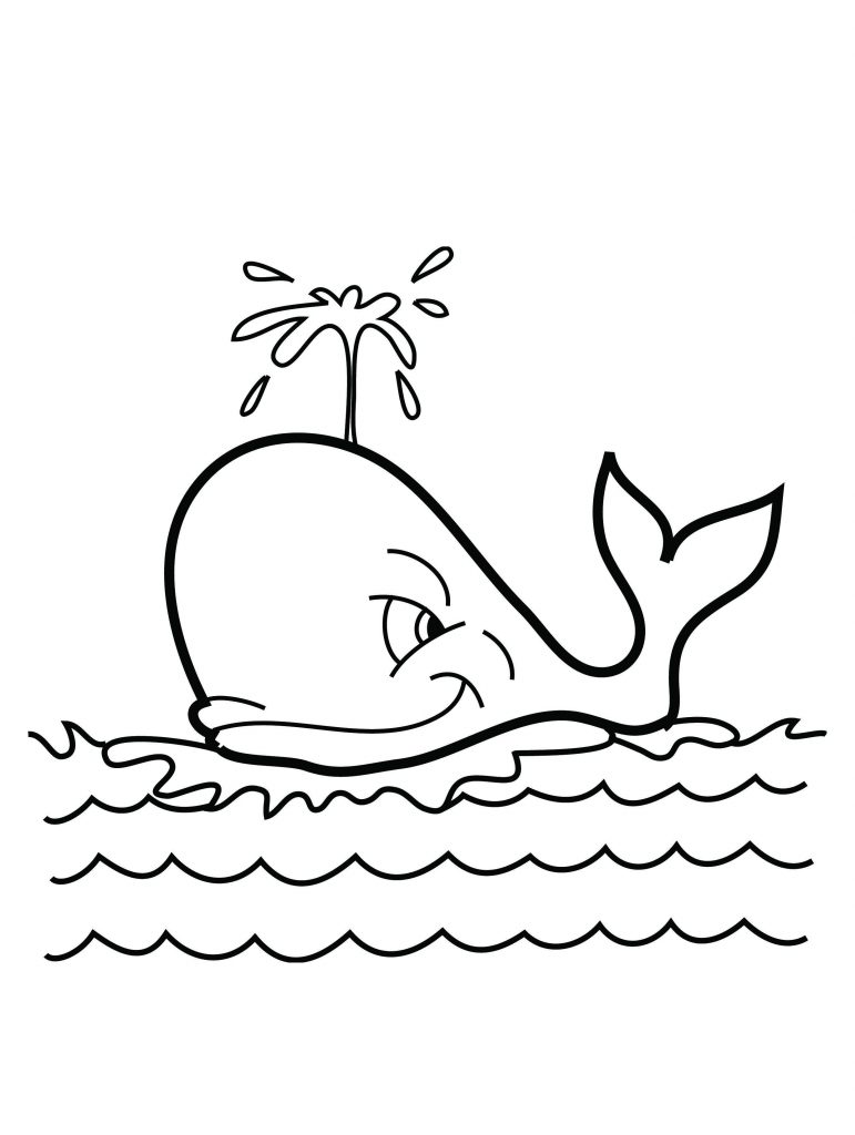 Whale Coloring Pages For Kids