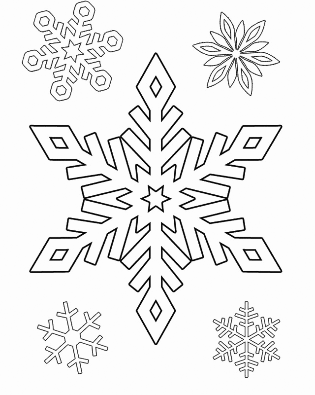 preschool coloring pages for winter