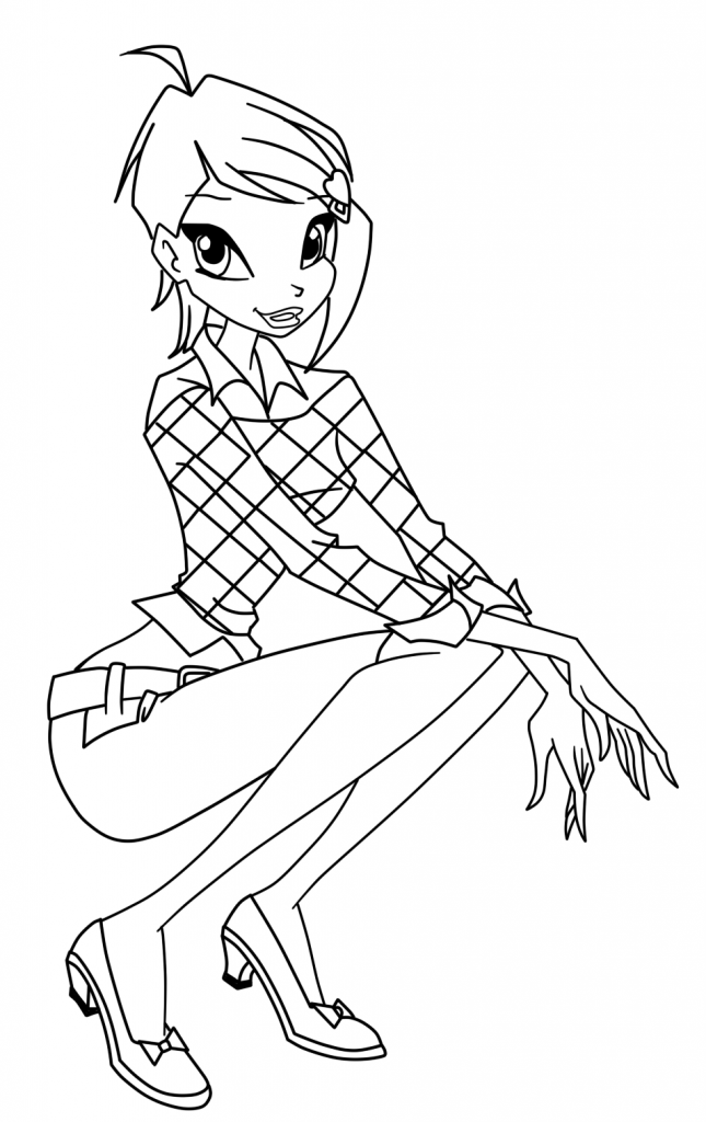 Winx Club Tecna Coloring Pages