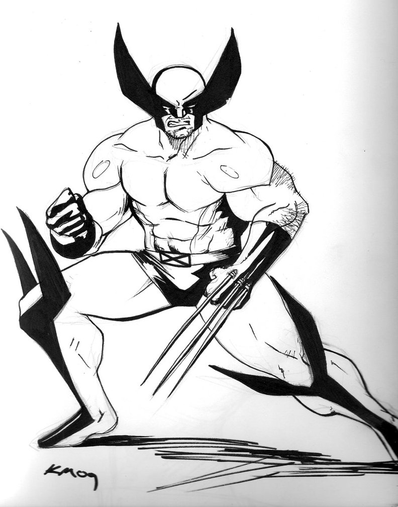Wolverine Coloring Page