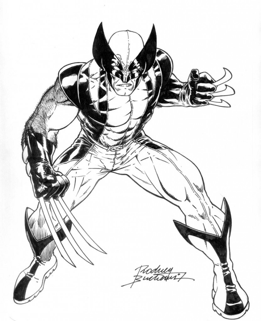 Wolverine Coloring Pages For Kids