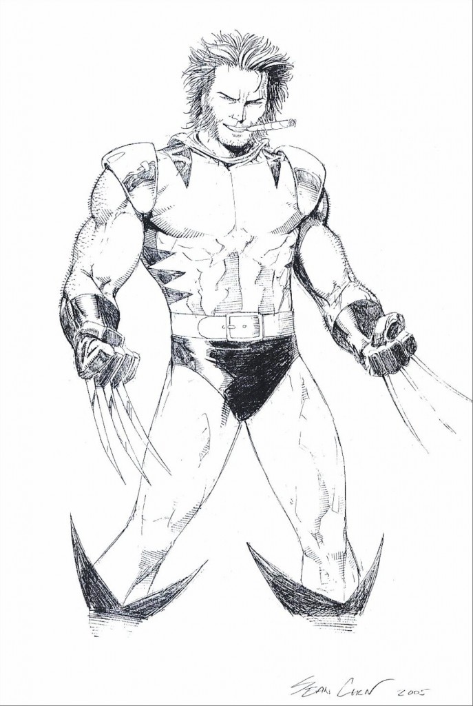 Wolverine Superhero Printable Coloring Page Coloring Pages