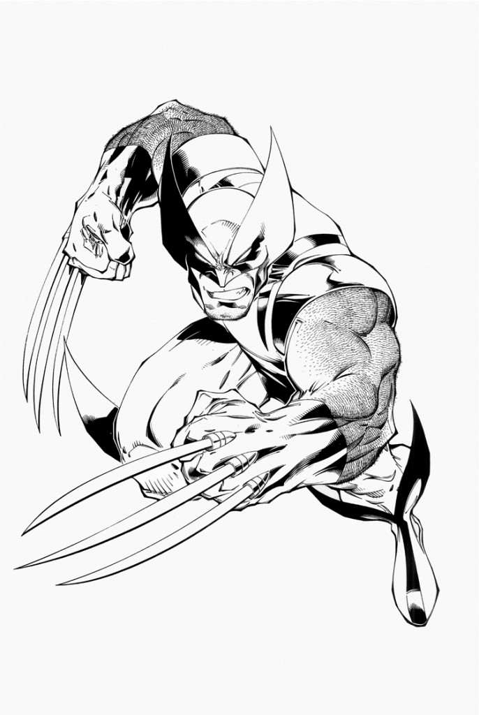 Wolverine Coloring Pages Pictures