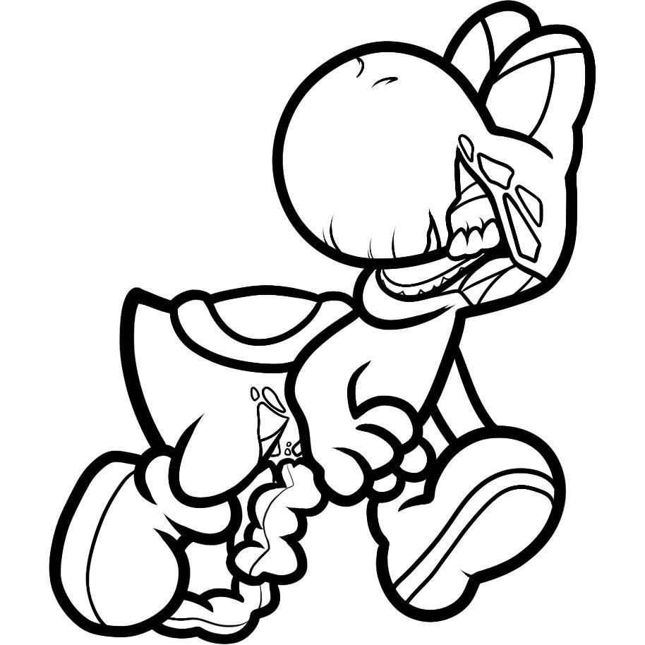 Download Free Printable Yoshi Coloring Pages For Kids